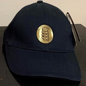 Ball Cap with Pewter Crest - Blue