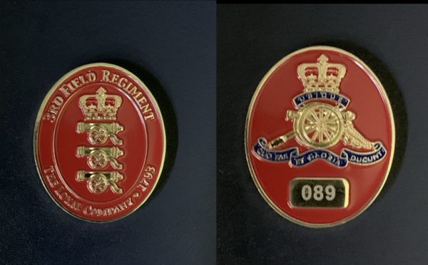 Regimental Coin (numbered)